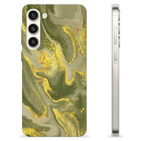 Samsung Galaxy S23+ 5G TPU Cover - Oliv Marmor