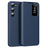 Samsung Galaxy S23 Smart Clear View Flip etui med kortplads - Safir