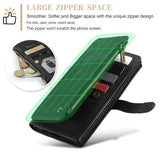 Samsung Galaxy S23 Ultra 5G Caseme 2-i-1 Multifunktionel Pung - Sort