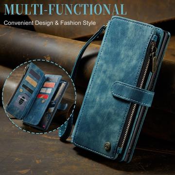 Samsung Galaxy S23 Ultra 5G Caseme 2-i-1 Multifunktionel Pung - Blå