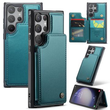 Samsung Galaxy S23 Ultra 5G Caseme C22-etui RFID-kortpung - Grøn
