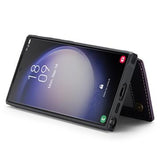 Samsung Galaxy S23 Ultra 5G Caseme C22-etui RFID-kortpung - Lilla
