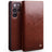 Samsung Galaxy S23 Ultra 5G Qialino Classic Læderpung - Brun