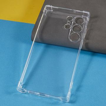 Samsung Galaxy S23 Ultra 5G Stødsikkert TPU Cover - Gennemsigtig