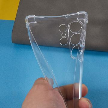 Samsung Galaxy S23 Ultra 5G Stødsikkert TPU Cover - Gennemsigtig