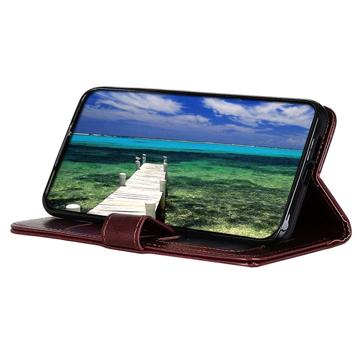 Samsung Galaxy S23 Ultra 5G Pung Taske med Magnetisk Lukning - Brun