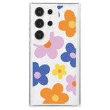 Samsung Galaxy S23 Ultra Fashion TPU Cover - farverige blomster