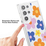 Samsung Galaxy S23 Ultra Fashion TPU Cover - farverige blomster