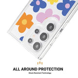 Samsung Galaxy S23 Ultra Fashion TPU Cover - farverige blomster