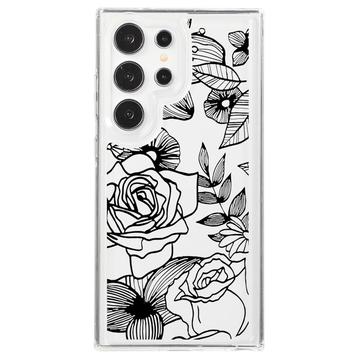 Samsung Galaxy S23 Ultra Fashion TPU Cover - Rose omrids