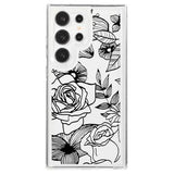 Samsung Galaxy S23 Ultra Fashion TPU Cover - Rose omrids