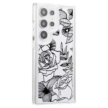 Samsung Galaxy S23 Ultra Fashion TPU Cover - Rose omrids