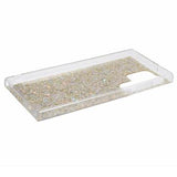 Samsung Galaxy S23 Ultra Glitter Flakes TPU Cover - Guld