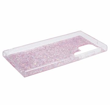 Samsung Galaxy S23 Ultra Glitter Flakes TPU Cover - Pink