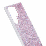 Samsung Galaxy S23 Ultra Glitter Flakes TPU Cover - Pink