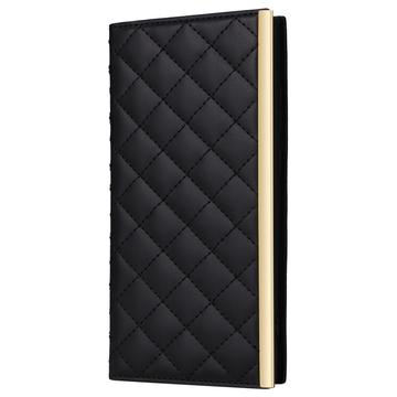 Samsung Galaxy S23 Ultra Luksus Vatteret Pung - Sort