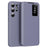 Samsung Galaxy S23 Ultra Smart Clear View Flip etui med kortplads - grå-lilla