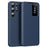 Samsung Galaxy S23 Ultra Smart Clear View Flip etui med kortplads - Safir