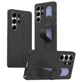 Samsung Galaxy S23 Ultra Smart hybrid cover med stående greb - Sort