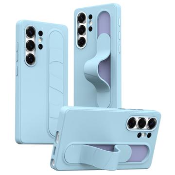 Samsung Galaxy S23 Ultra Smart hybrid cover med stående greb - Blå