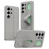 Samsung Galaxy S23 Ultra Smart hybrid cover med stående greb - Titaniumgrå