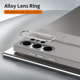 Samsung Galaxy S23 Ultra Smart hybrid cover med stående greb - Titaniumgrå