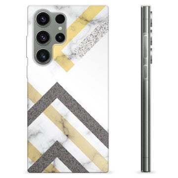Samsung Galaxy S23 Ultra 5G TPU Cover - Abstrakt Marmor