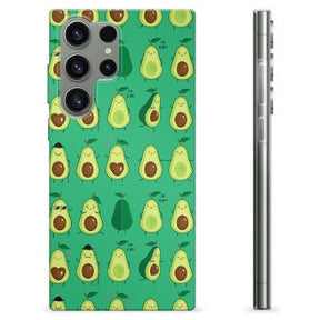 Samsung Galaxy S23 Ultra 5G TPU Cover - Avocadomønster