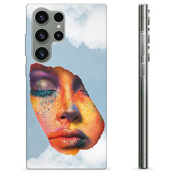 Samsung Galaxy S23 Ultra 5G TPU Cover - Ansigtsmaling