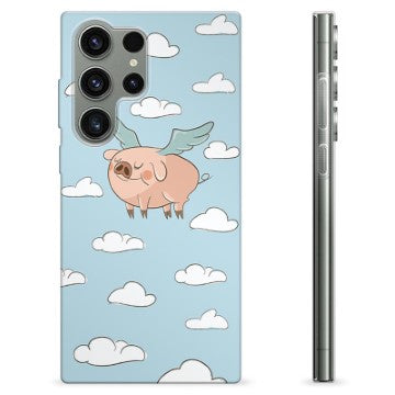 Samsung Galaxy S23 Ultra 5G TPU Cover - Flyvende Gris