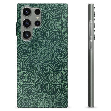 Samsung Galaxy S23 Ultra 5G TPU Cover - Grøn Mandala