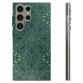 Samsung Galaxy S23 Ultra 5G TPU Cover - Grøn Mandala
