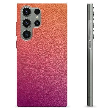 Samsung Galaxy S23 Ultra 5G TPU Cover - Ombre Læder
