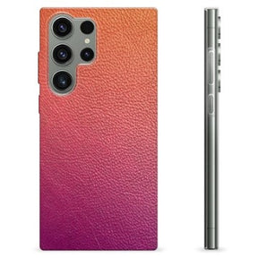 Samsung Galaxy S23 Ultra 5G TPU Cover - Ombre Læder