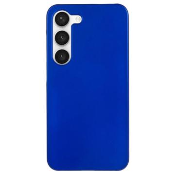 Samsung Galaxy S23+ 5G Gummibelagt Plastik Cover - Blå