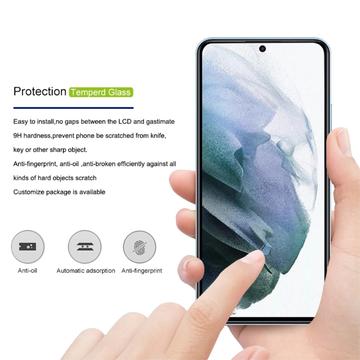 Samsung Galaxy S22+ 5G/S23+ 5G Mocolo Full Size Hærdet Glas - 9H - Sort Kant