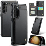 Samsung Galaxy S23+ 5G Caseme C22-etui RFID-kortpung - Sort