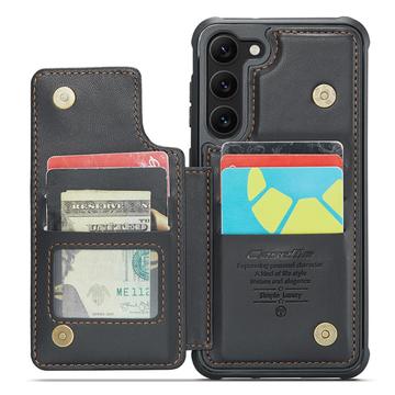 Samsung Galaxy S23+ 5G Caseme C22-etui RFID-kortpung - Sort