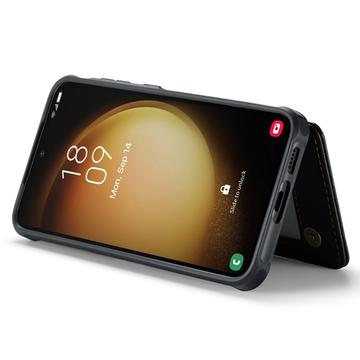 Samsung Galaxy S23+ 5G Caseme C22-etui RFID-kortpung - Sort