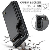 Samsung Galaxy S23+ 5G Caseme C22-etui RFID-kortpung - Sort