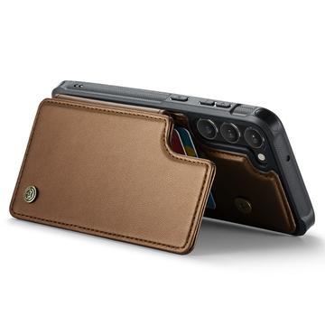 Samsung Galaxy S23+ 5G Caseme C22-etui RFID-kortpung - Brun