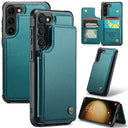Samsung Galaxy S23+ 5G Caseme C22-etui RFID-kortpung - Grøn