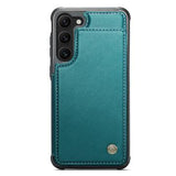Samsung Galaxy S23+ 5G Caseme C22-etui RFID-kortpung - Grøn