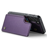 Samsung Galaxy S23+ 5G Caseme C22-etui RFID-kortpung - Lilla