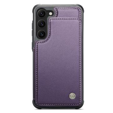 Samsung Galaxy S23+ 5G Caseme C22-etui RFID-kortpung - Lilla