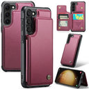 Samsung Galaxy S23+ 5G Caseme C22-etui RFID-kortpung - Rød