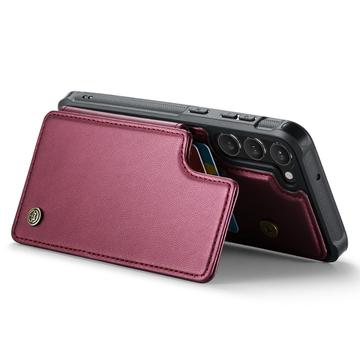 Samsung Galaxy S23+ 5G Caseme C22-etui RFID-kortpung - Rød