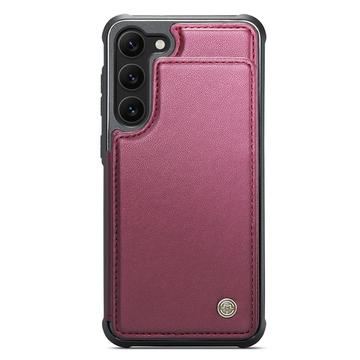 Samsung Galaxy S23+ 5G Caseme C22-etui RFID-kortpung - Rød