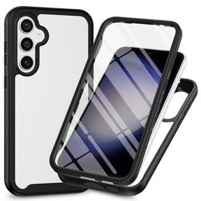 Samsung Galaxy S24 360 Beskyttelse Cover - Sort / Klar