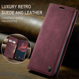Samsung Galaxy S24 Caseme 013 Series Pung - Rød